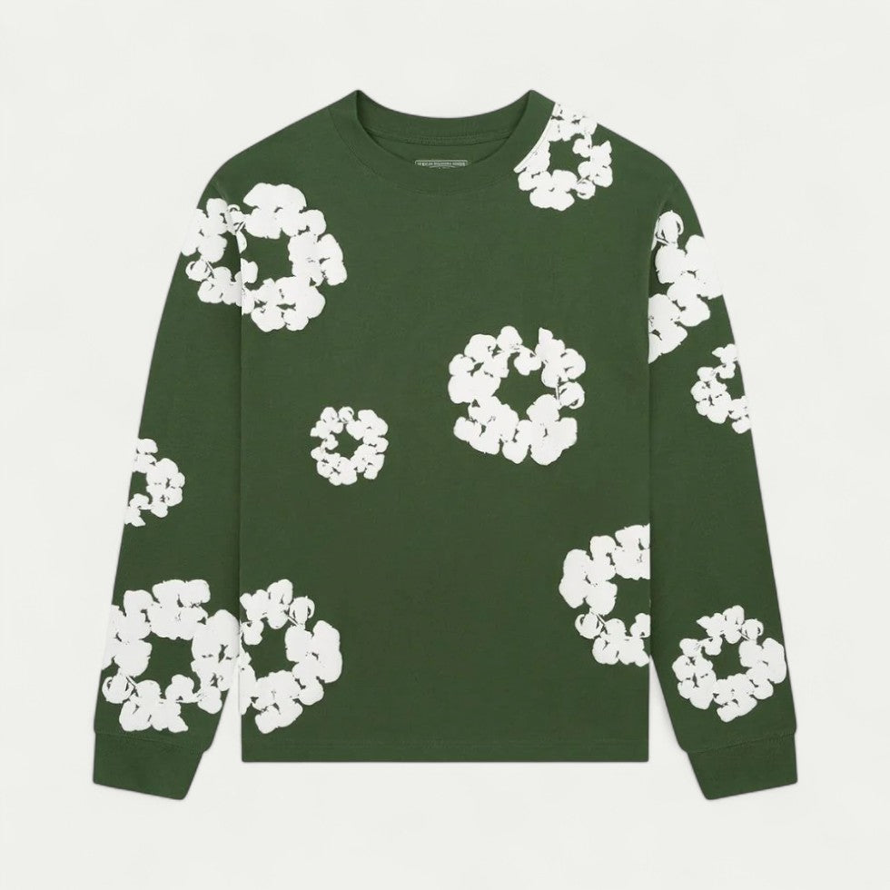 VogeLuxe | Sweat-shirt décontracté à motif floral pour femme 4