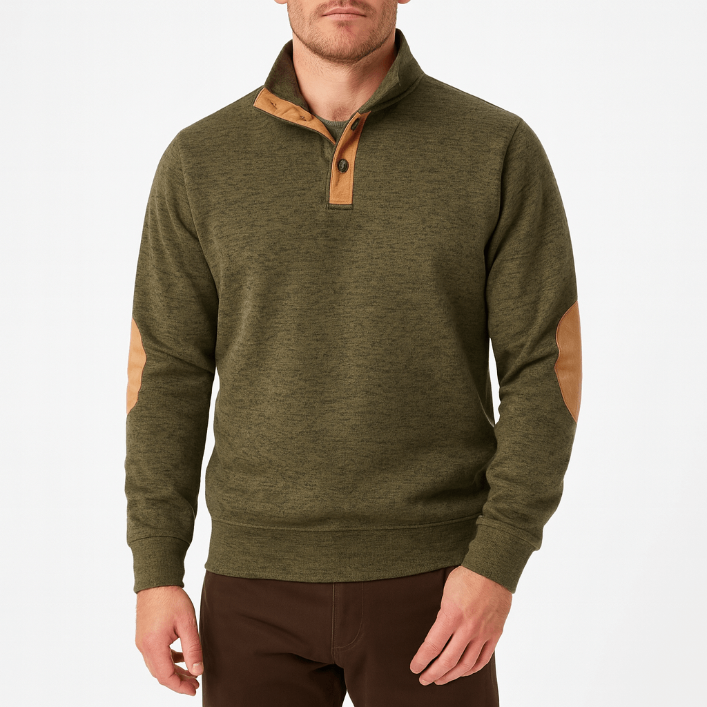 VogeLuxe | Sweat-shirt en maille à col montant pour homme 5