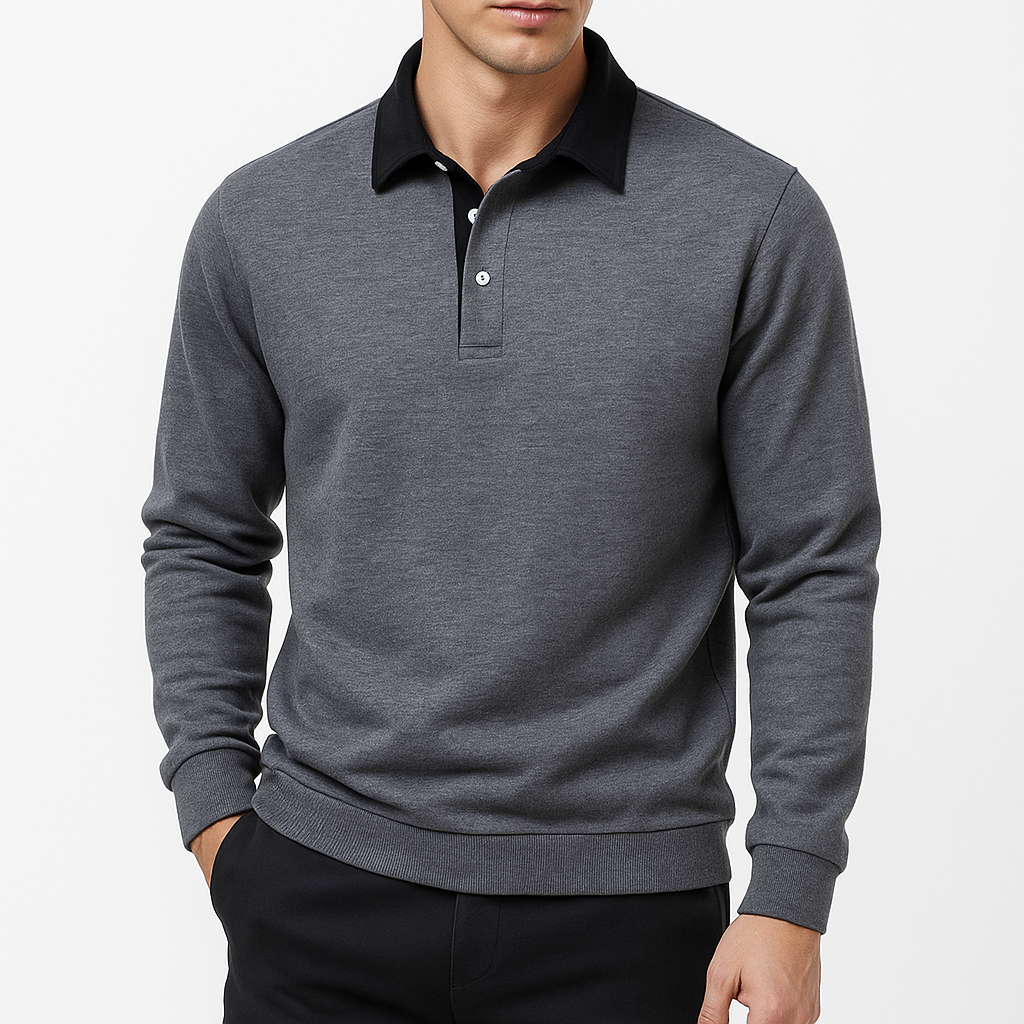 VogeLuxe | Sweat-shirt polo homme 3