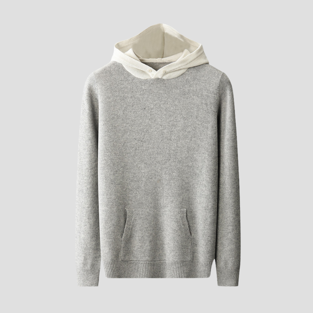 Sweat à capuche femme molletonné confortable avec boutons décoratifs - PanierRoyale