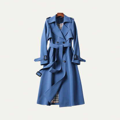 VogeLuxe | Trench-coat classique ceinturé pour femme 4