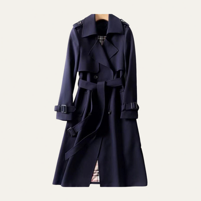 VogeLuxe | Trench-coat classique ceinturé pour femme 5