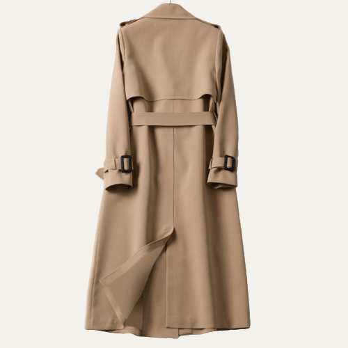 VogeLuxe | Trench-coat classique croisé pour femme 1