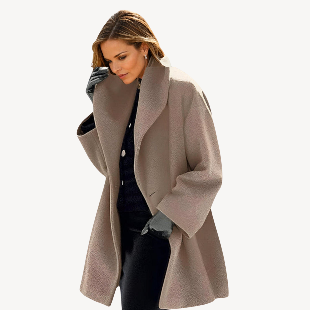 Manteau femme tailleur noir élégant