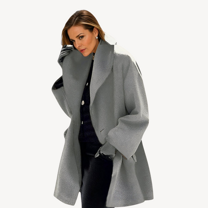 Manteau femme tailleur noir élégant