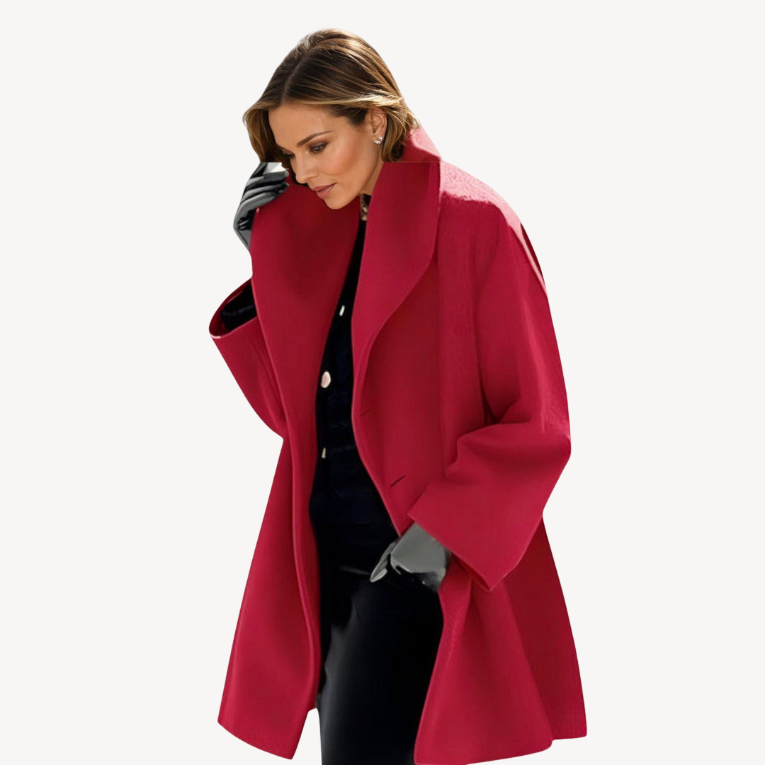 Manteau femme tailleur noir élégant
