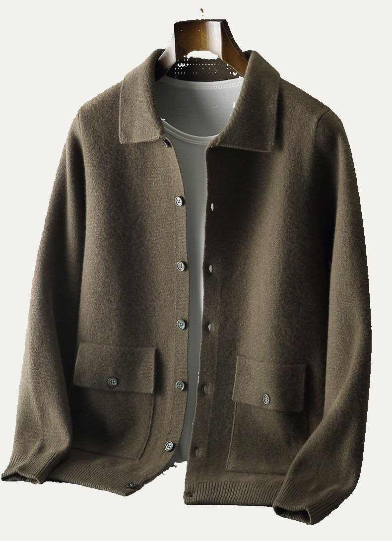 Chemise Veste Homme Décontractée en Coton