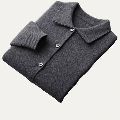 VogeLuxe | Veste-chemise décontractée en maille pour homme 4