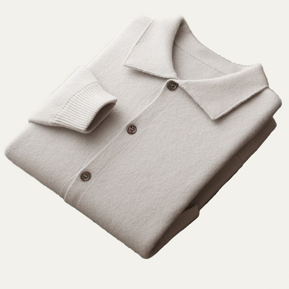 VogeLuxe | Veste-chemise décontractée en maille pour homme 5