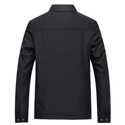 VogeLuxe | Veste Harrington légère à doublure à carreaux pour homme 1