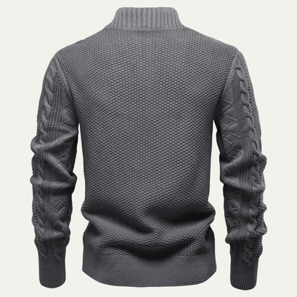 VogeLuxe | Veste à capuche matelassée doublée polaire pour homme 1