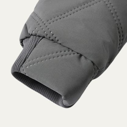 VogeLuxe | Veste à capuche matelassée en peluche pour homme 8