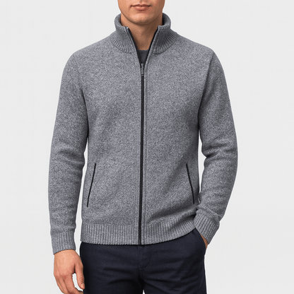 Veste zippée homme matelassée et imperméable