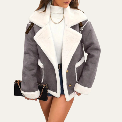 Veste aviateur femme courte et élégante