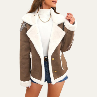 Veste aviateur femme courte et élégante