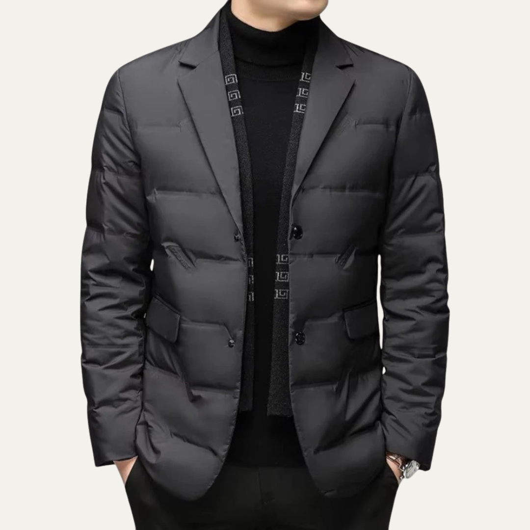 Blouson matelassé homme chaud et léger pour hiver - PanierRoyale
