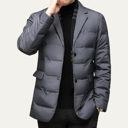 Blouson matelassé homme chaud et léger pour hiver