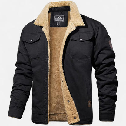Veste bomber sherpa homme chaud et confortable