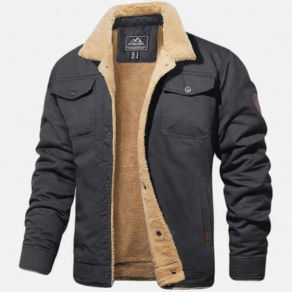 Veste bomber sherpa homme chaud et confortable