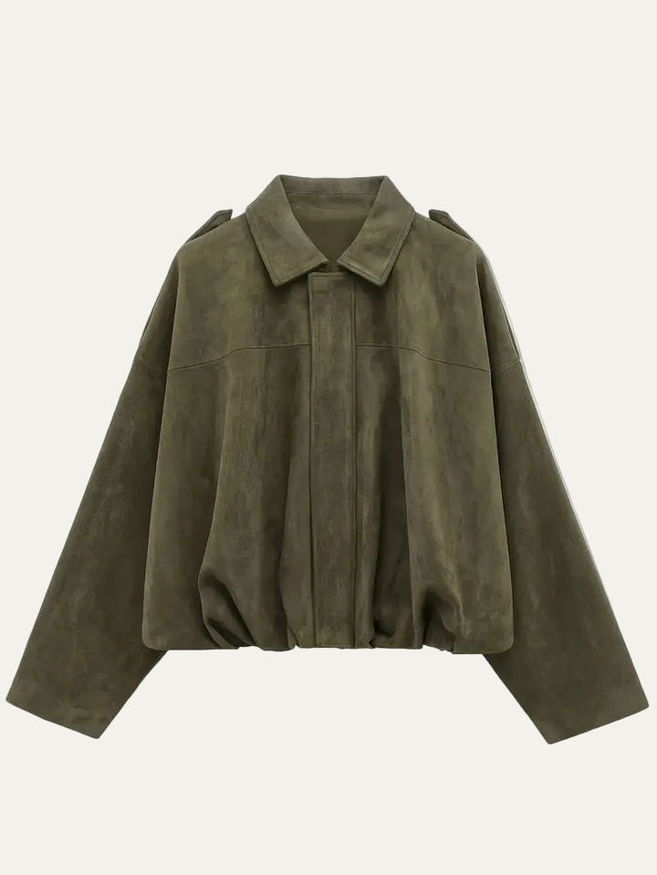 Veste bomber courte oversize