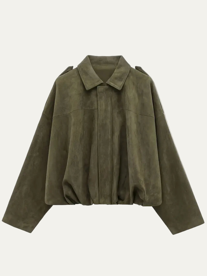 Veste bomber femme décontractée taille grande - PanierRoyale