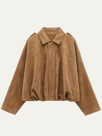 Veste bomber femme décontractée taille grande