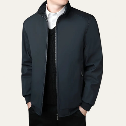 VogeLuxe | Veste bomber décontractée à fermeture éclair pour homme 7