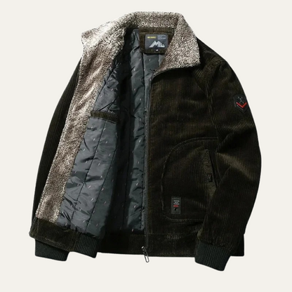 Veste bomber sherpa polaire pour homme chaud et confortable