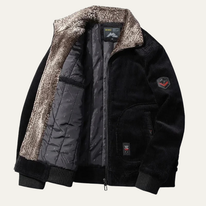 Veste bomber sherpa polaire pour homme chaud et confortable