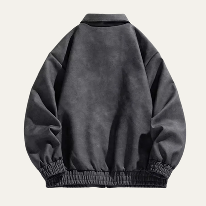 VogeLuxe | Veste bomber homme effet daim 1