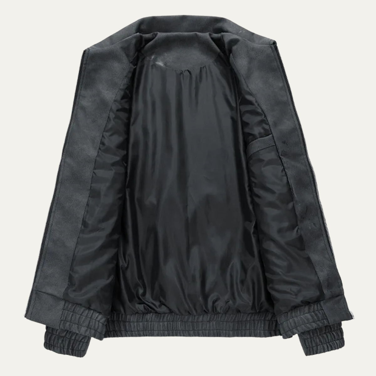 VogeLuxe | Veste bomber homme effet daim 2