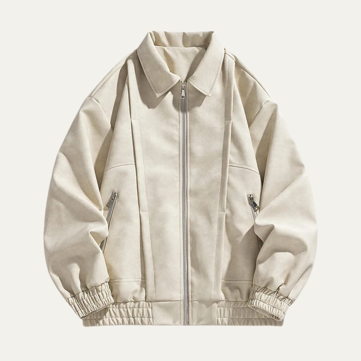 VogeLuxe | Veste bomber homme effet daim 4