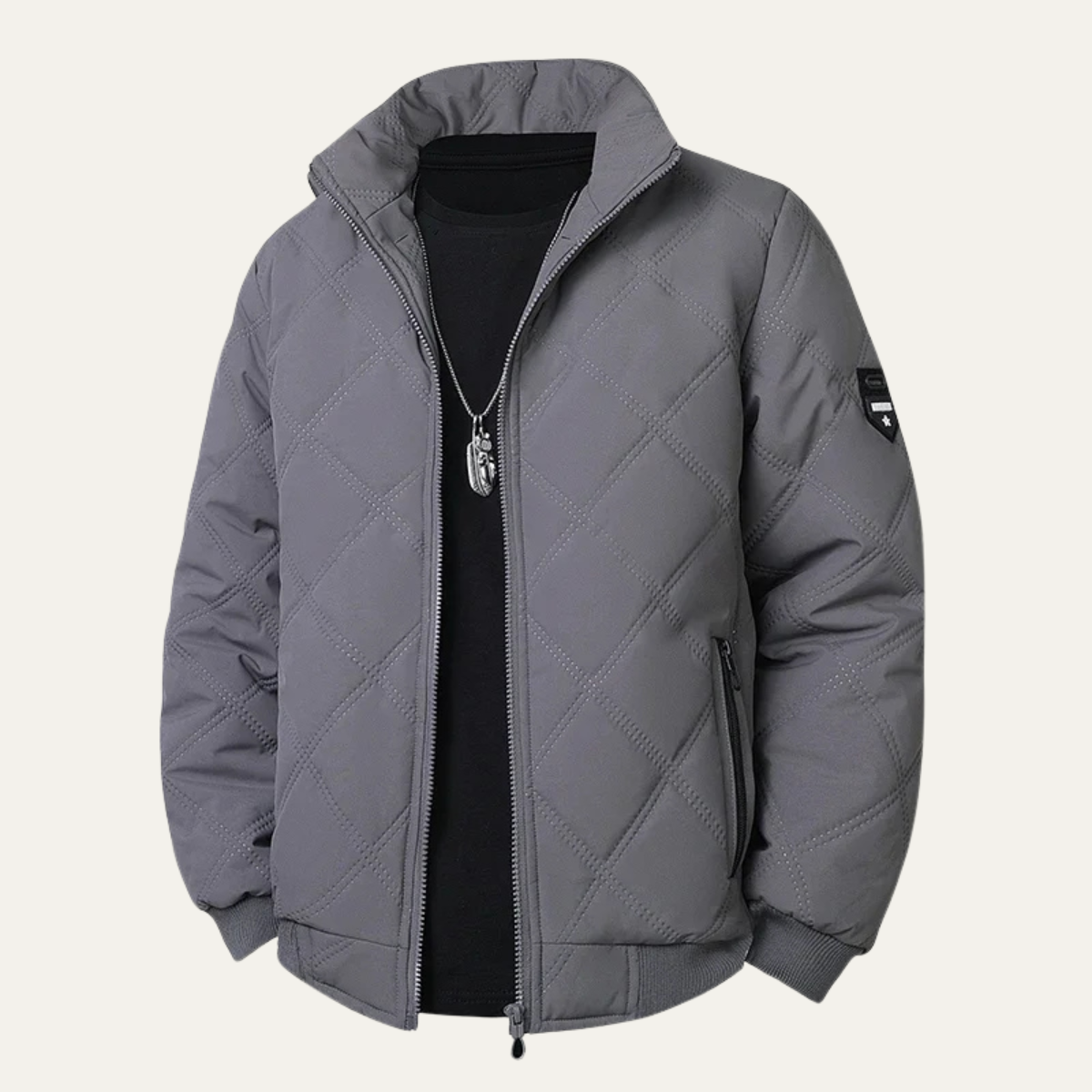 Veste bomber matelassée chaude et confortable homme
