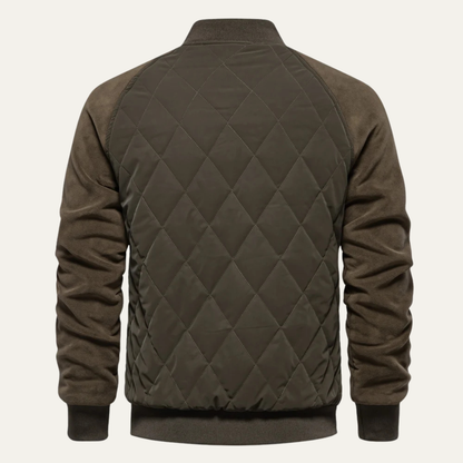 VogeLuxe | Veste bomber matelassée contrastée pour homme 7