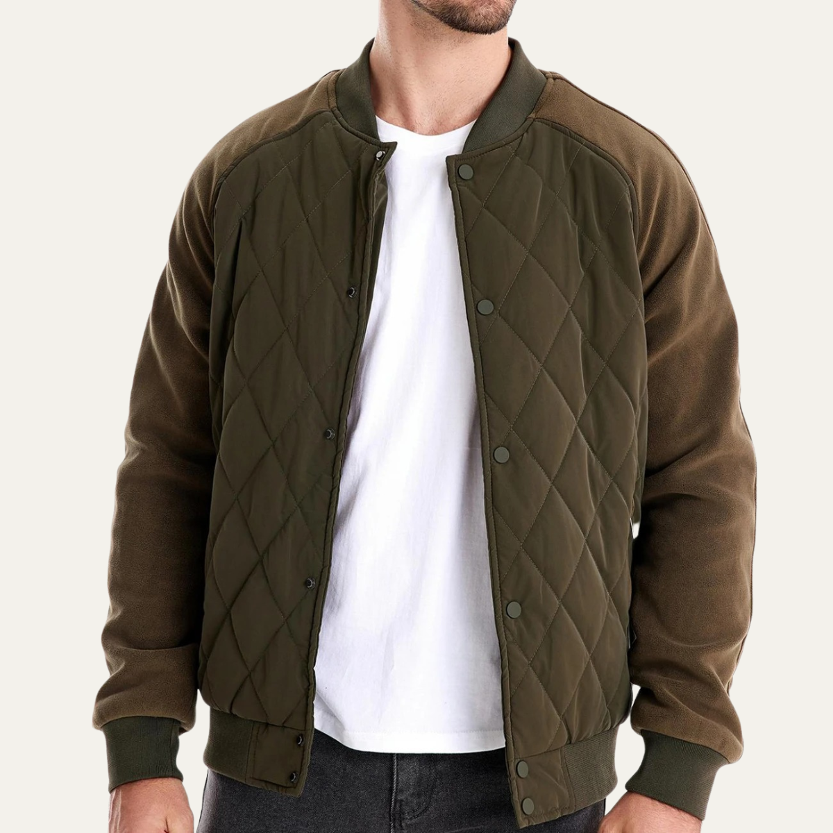 VogeLuxe | Veste bomber matelassée d'hiver pour homme 3