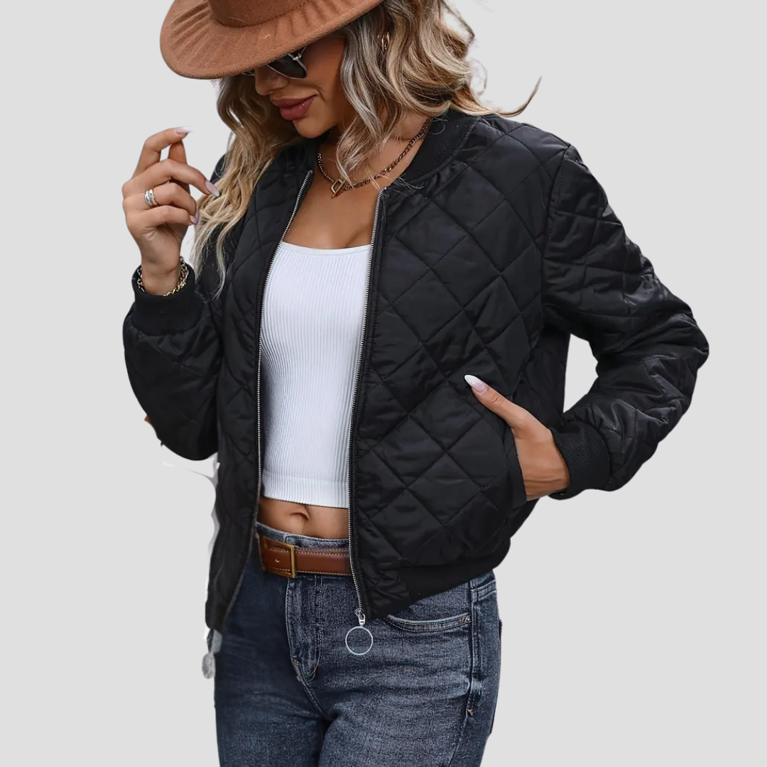 VogeLuxe | Veste bomber matelassée pour femme 0