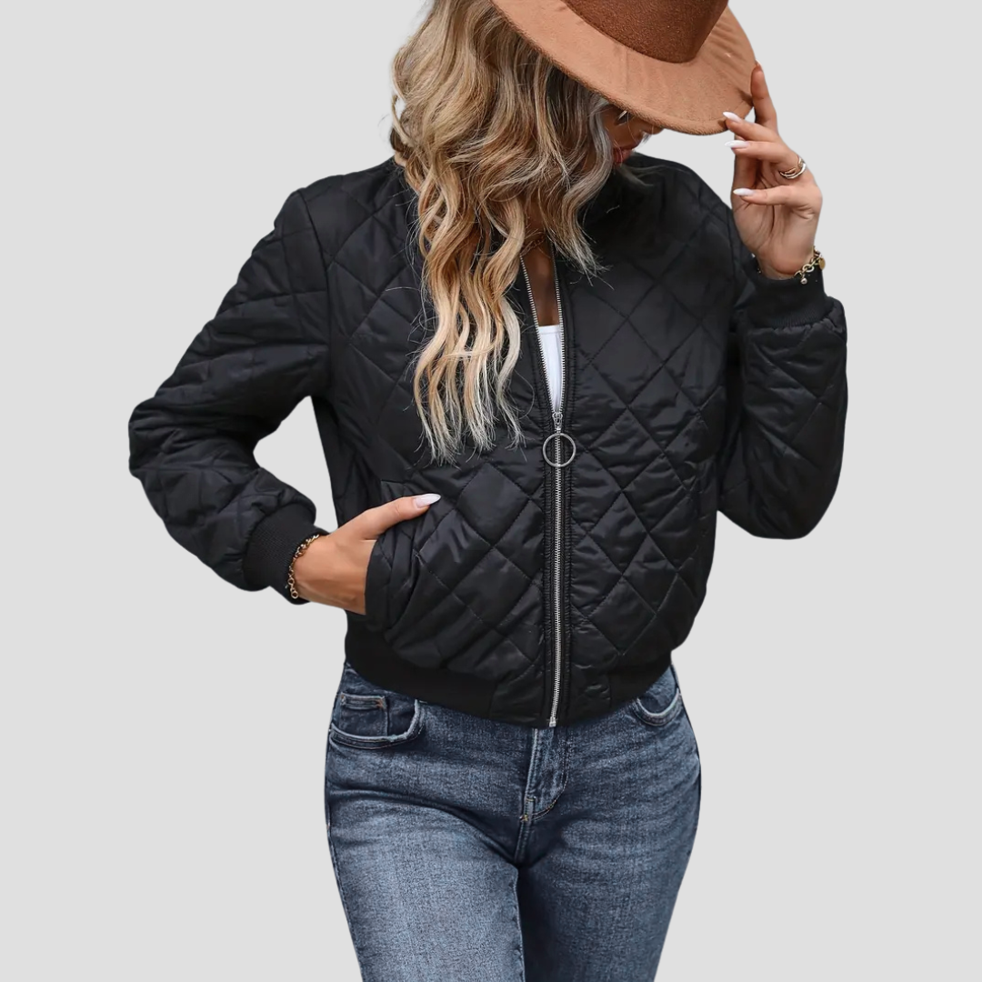 VogeLuxe | Veste bomber matelassée pour femme 2