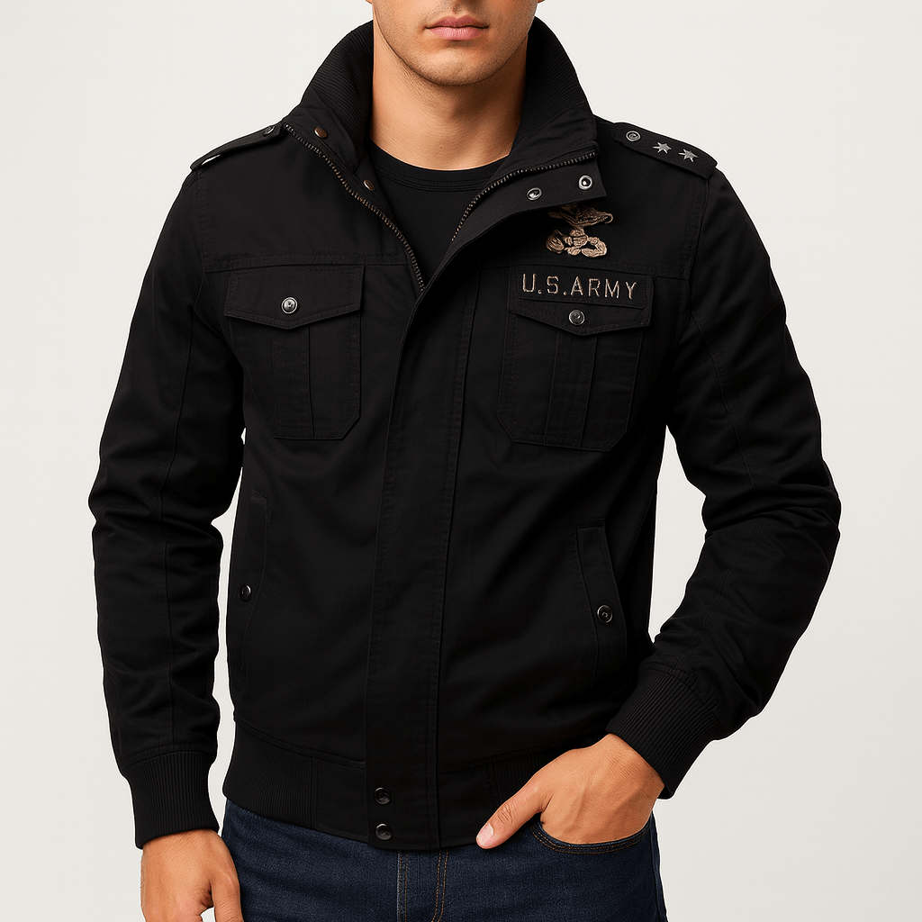 VogeLuxe | Veste bomber militaire pour homme 1