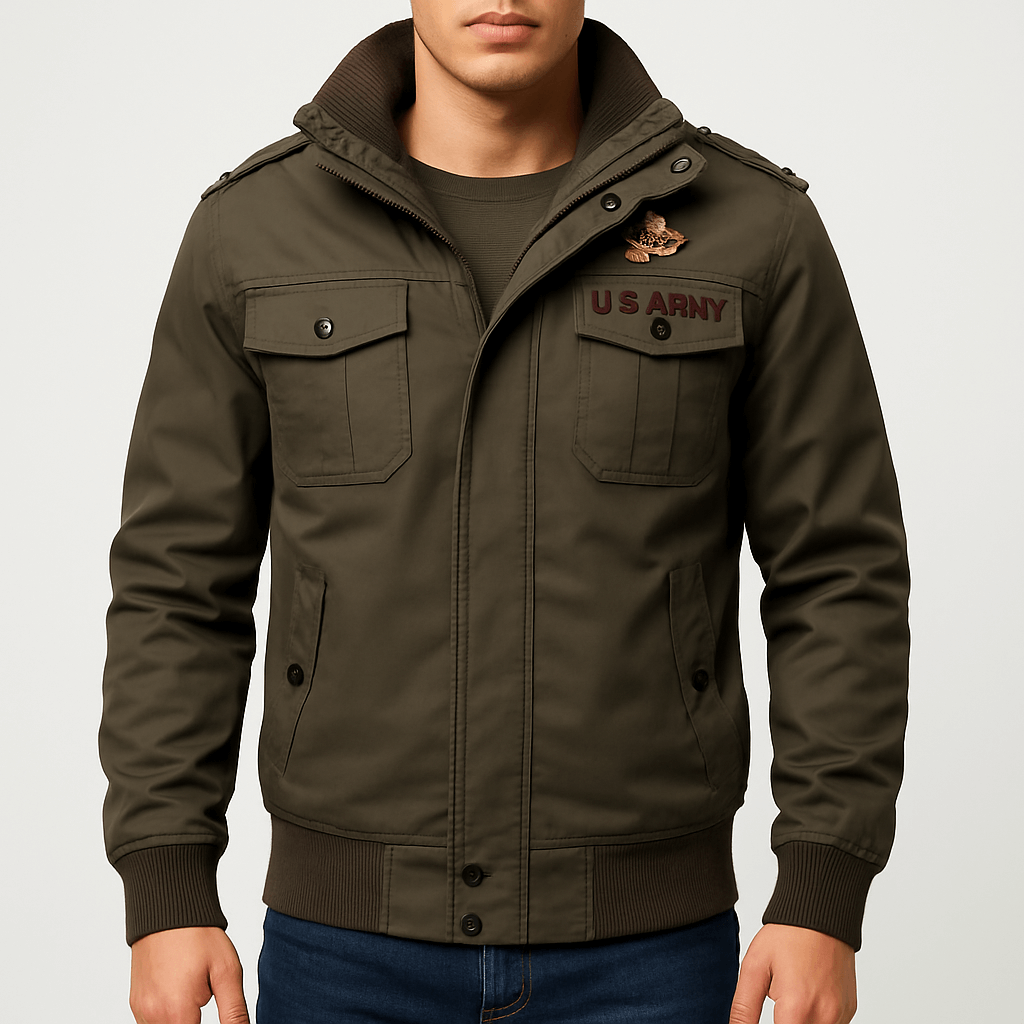 VogeLuxe | Veste bomber militaire pour homme 2