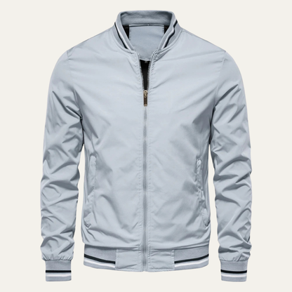 Veste bomber rayée sport chic pour homme