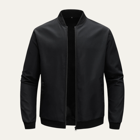 VogeLuxe | Veste bomber zippée minimaliste et légère pour homme 0