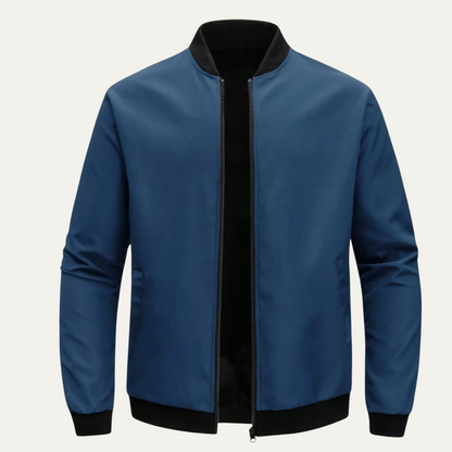 VogeLuxe | Veste bomber zippée minimaliste et légère pour homme 1
