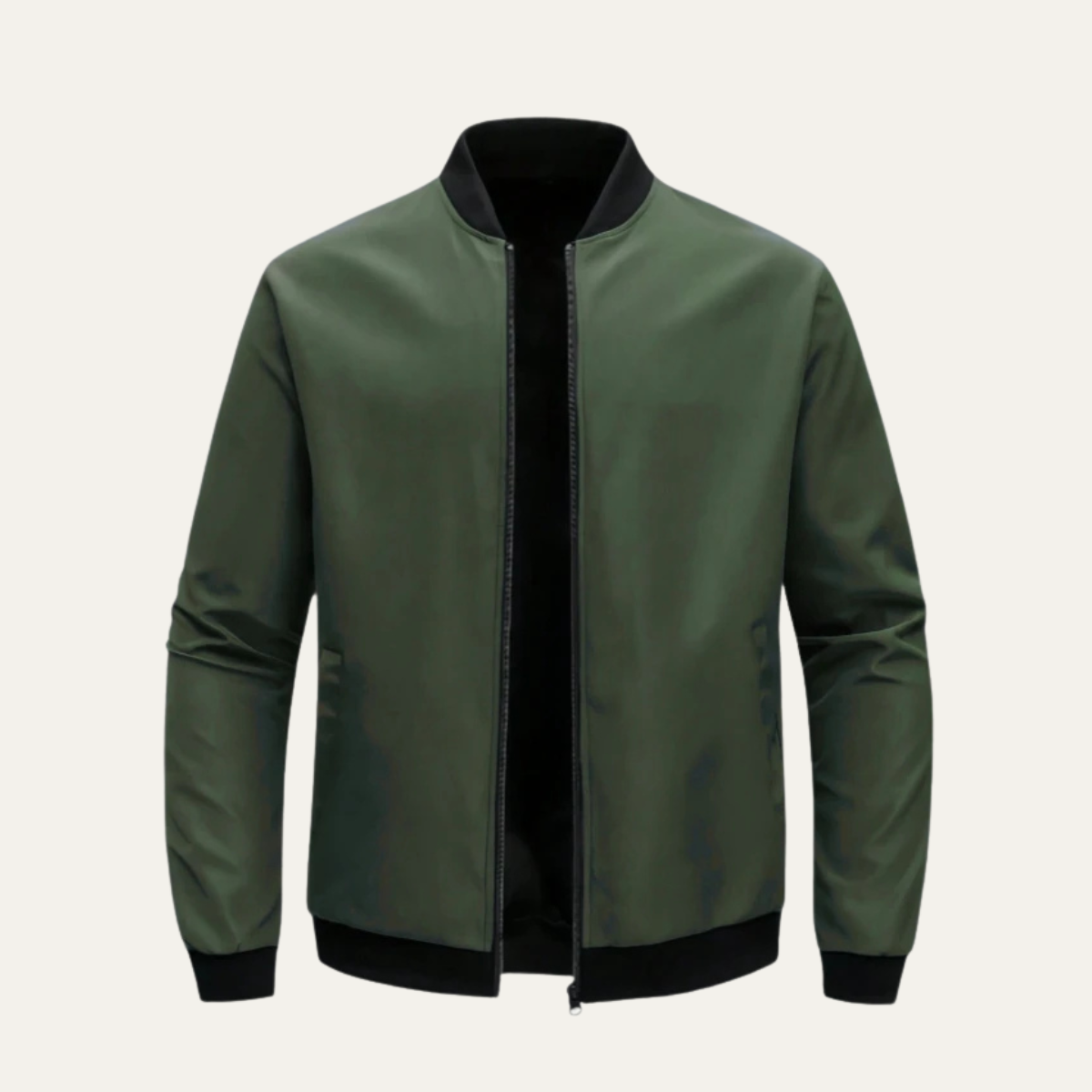 VogeLuxe | Veste bomber zippée minimaliste et légère pour homme 6
