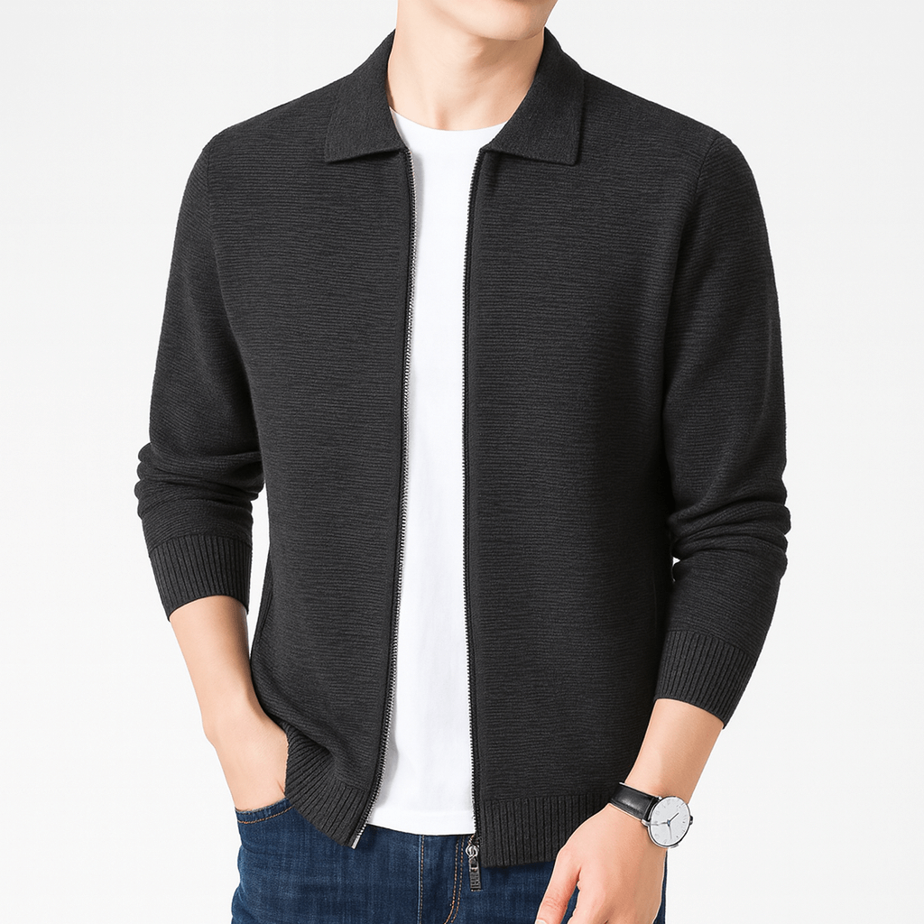 Blouson Homme Zippé Sport Chic - PanierRoyale