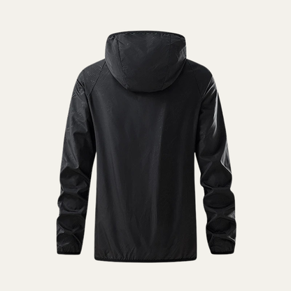 VogeLuxe | Veste coupe-vent légère à capuche pour homme 1