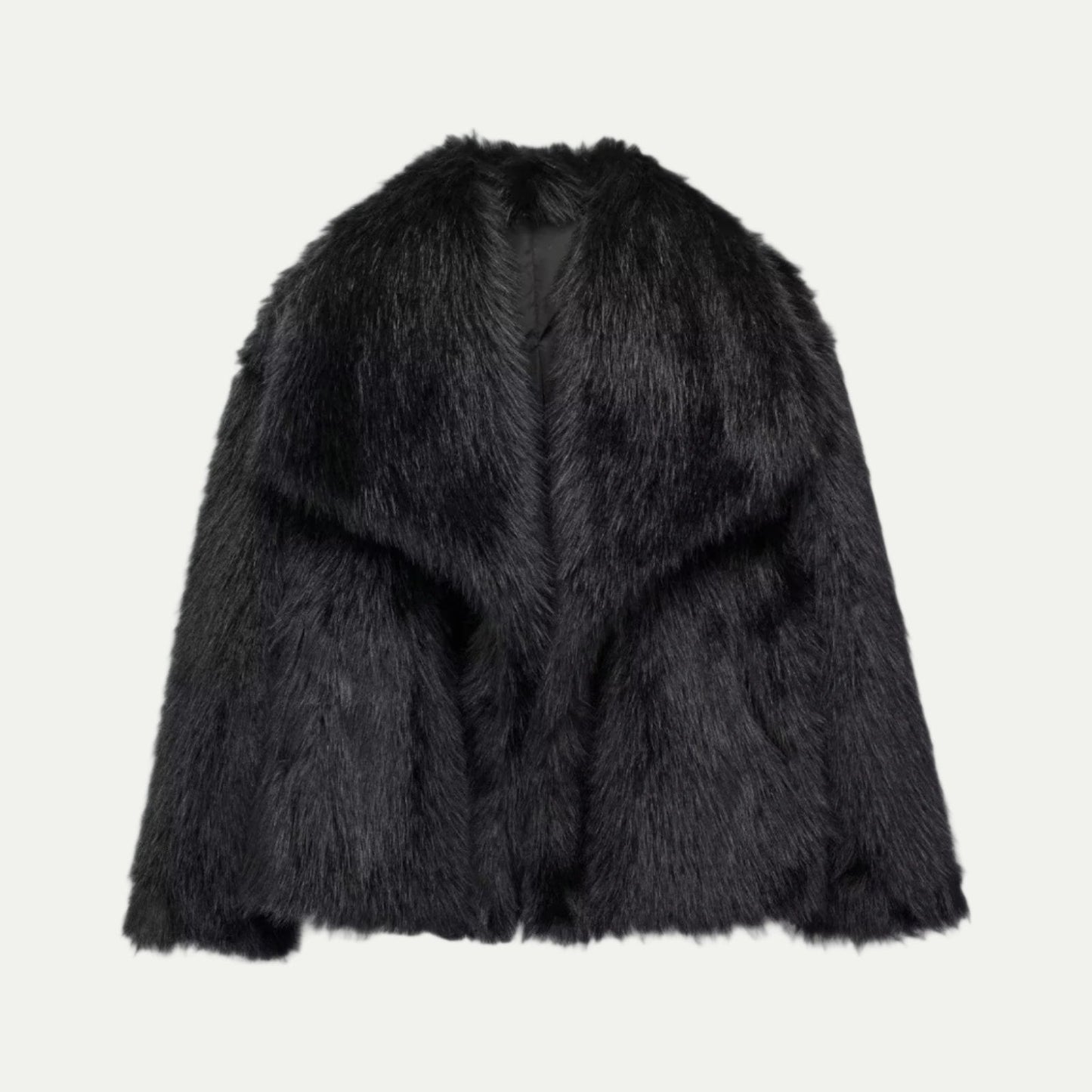 Veste Femme Courte en Fourrure Synthétique Douce - PanierRoyale