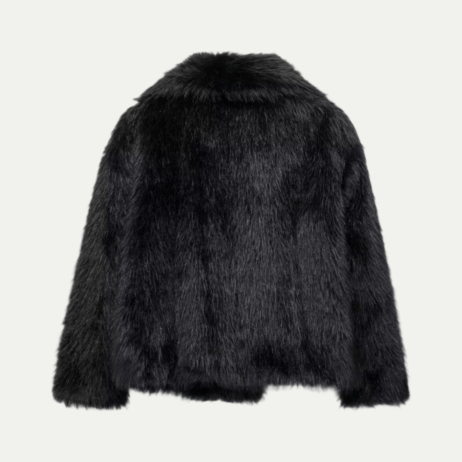 VogeLuxe | Veste courte en fausse fourrure peluche pour femme 1