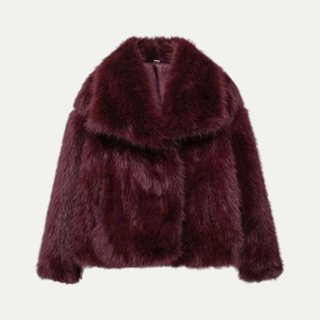 Veste Courte en Fourrure Synthétique Douce - vue 2