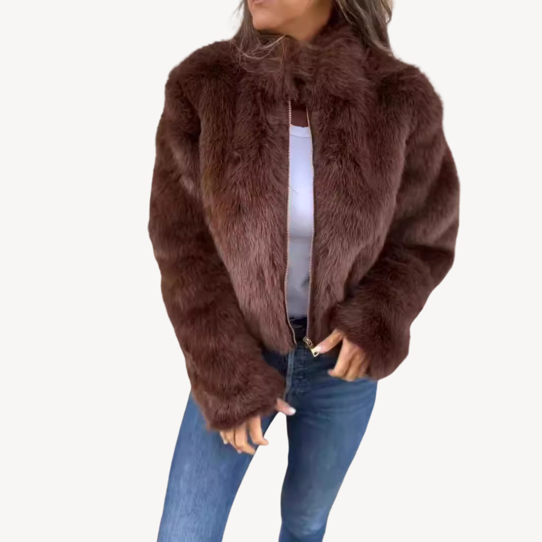 VogeLuxe | Veste d'hiver en peluche pour femme 2