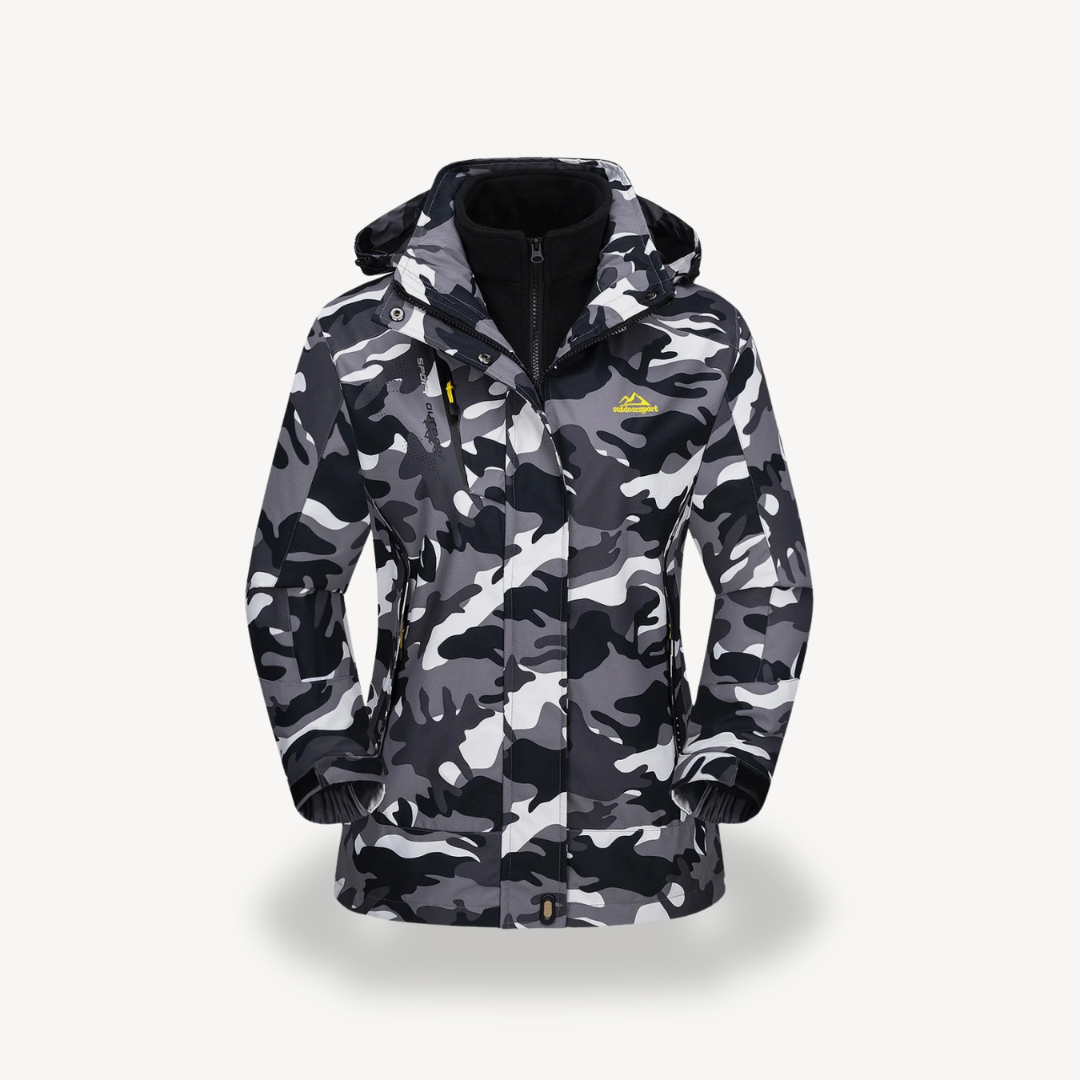 Veste femme hiver étanche et chaudement isolée